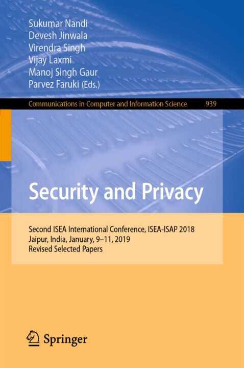 Security and Privacy