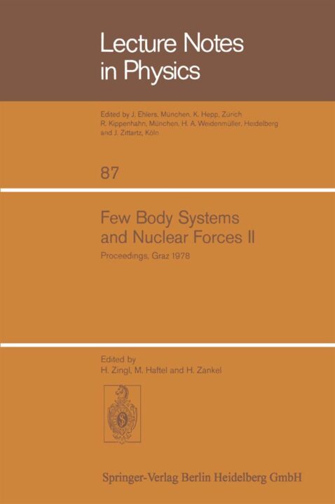 Few Body Systems and Nuclear Forces II
