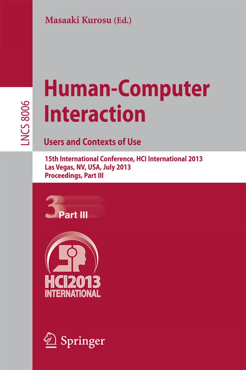 Human-Computer Interaction: Users and Contexts of Use
