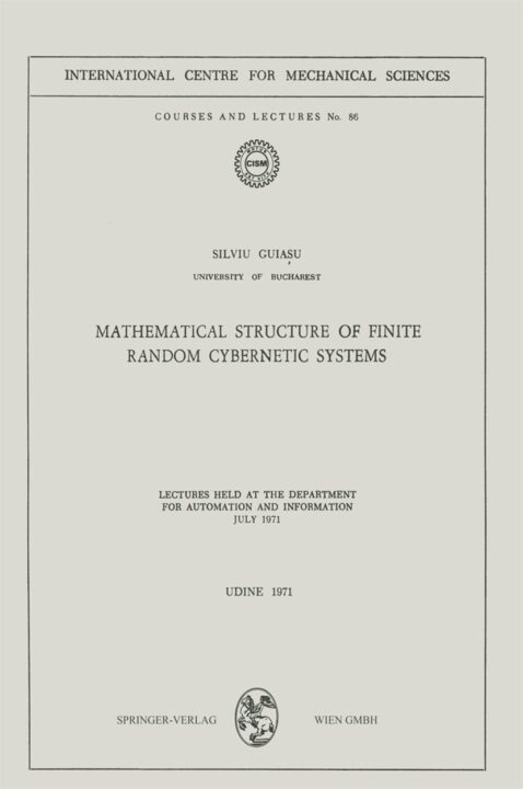 Mathematical Structure of Finite Random Cybernetic Systems