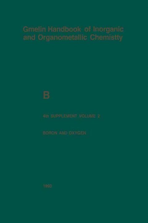 Boron and Oxygen
