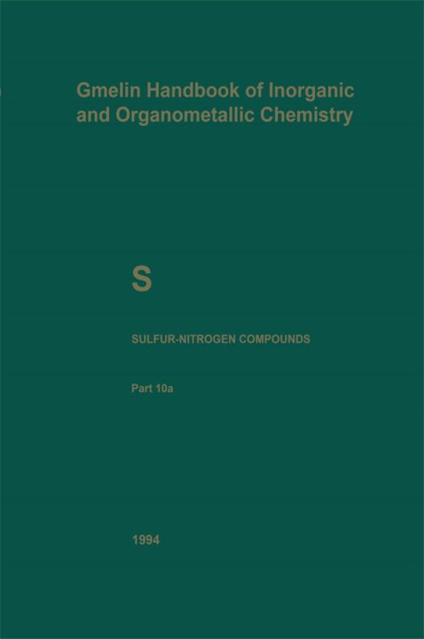 S Sulfur-Nitrogen Compounds