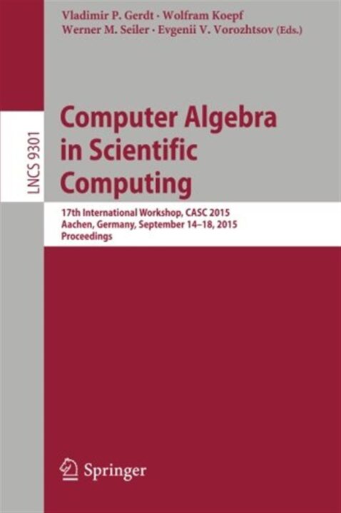 Computer Algebra in Scientific Computing