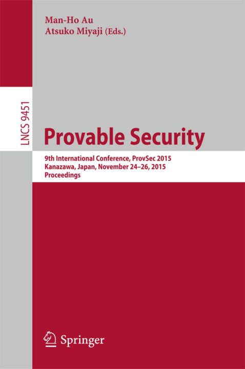 Provable Security