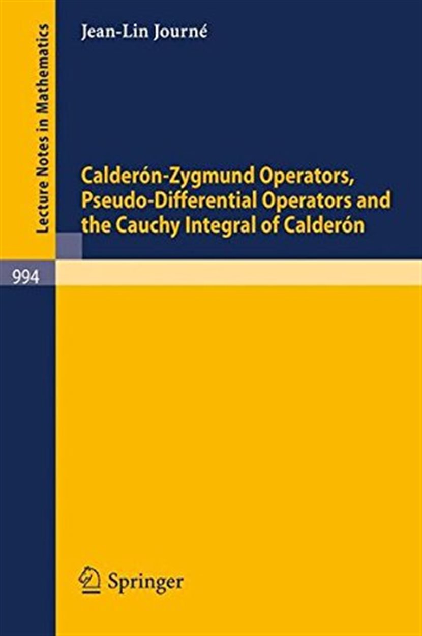 Calderon-Zygmund Operators, Pseudo-Differential Operators and the Cauchy Integral of Calderon