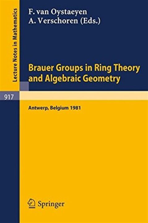 Brauer Groups in Ring Theory and Algebraic Geometry