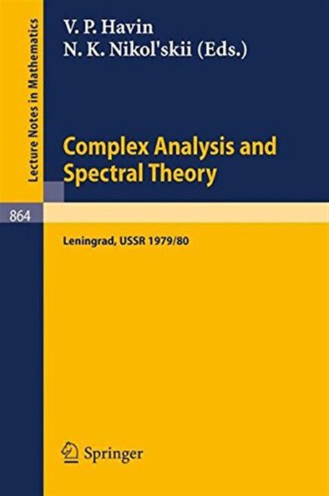 Complex Analysis and Spectral Theory