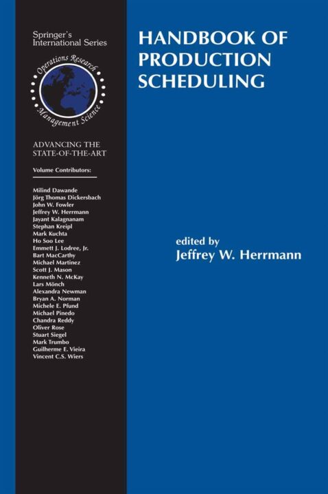 Handbook of Production Scheduling