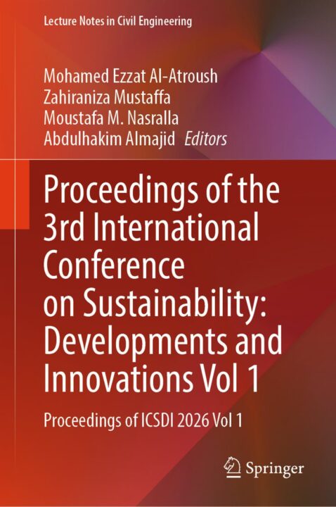 Proceedings of the 3rd International Conference on Sustainability: Developments and Innovations Vol 1