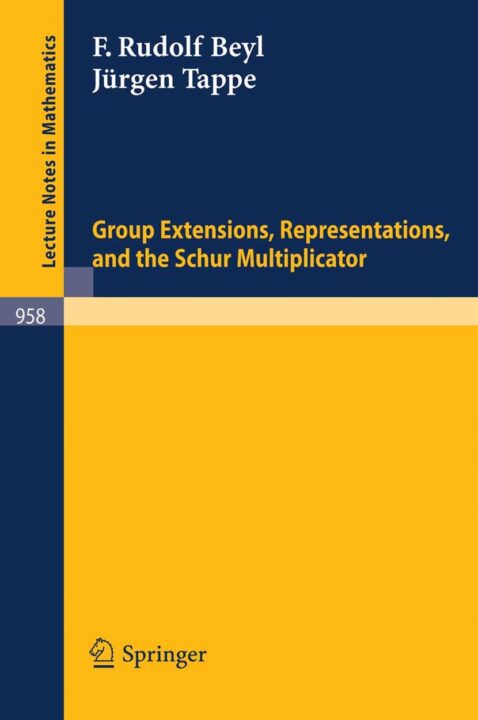 Group Extensions, Representations, and the Schur Multiplicator