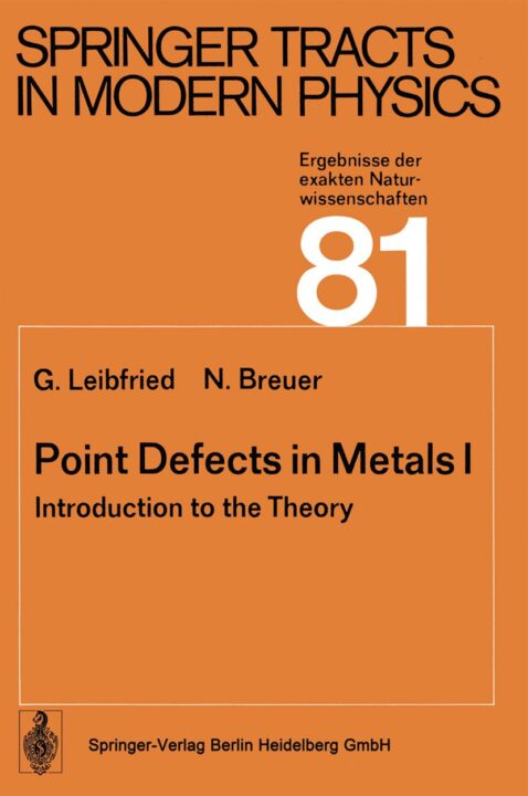 Point Defects in Metals I