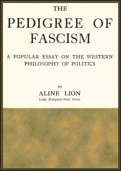 The pedigree of fascism cover