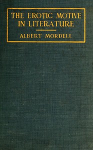 The Erotic Motive in Literature book cover