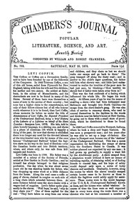 Chambers's Journal of Popular Literature, Science, and Art, No. 752, May 25, 1878 book cover