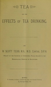 Tea and the effects of tea drinking book cover