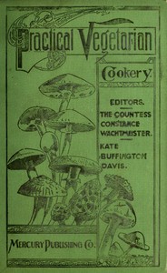 Practical vegetarian cookery book cover