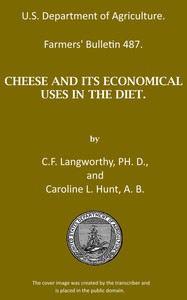 Cheese and its economical uses in the diet book cover