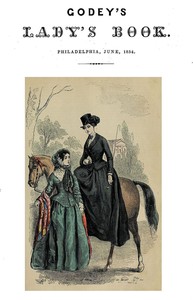 Godey's Lady's Book, Vol. 48, June, 1854 book cover