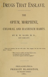 Drugs that enslave book cover