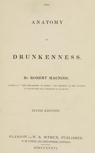 The anatomy of drunkenness book cover