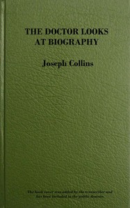 The doctor looks at biography book cover