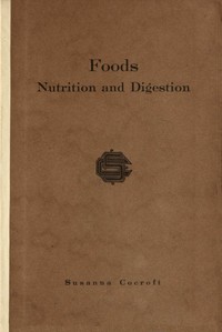Foods; nutrition and digestion book cover
