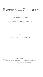 Parents and children book cover