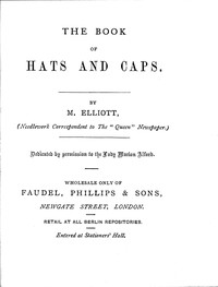 The book of hats and caps book cover