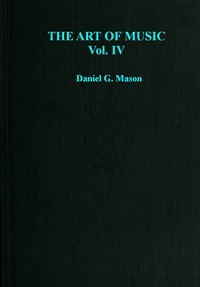 The art of music, Vol. 04 (of 14) book cover