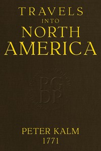 Travels into North America, Volume 3 (of 3) book cover