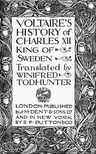 Voltaire's history of Charles XII, king of Sweden book cover