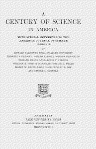 A century of science in America book cover