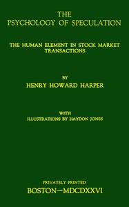 The psychology of speculation book cover
