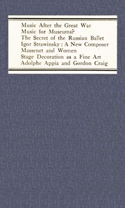 Music after the great war, and other studies book cover