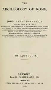 The archæology of Rome, Part 8 book cover