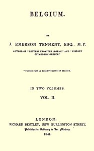 Belgium, Vol. 2 (of 2) book cover