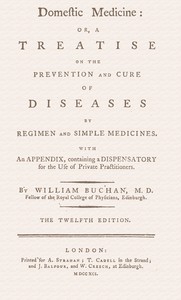 Domestic medicine book cover