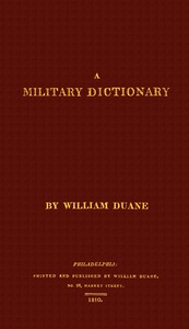 A military dictionary book cover