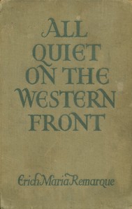 All quiet on the Western Front book cover