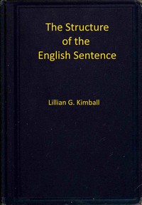 The structure of the English sentence book cover