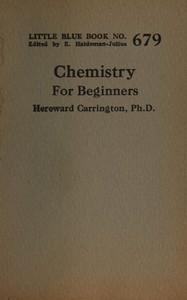 Chemistry for beginners book cover