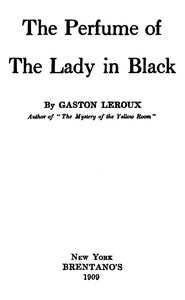 The perfume of the lady in black book cover