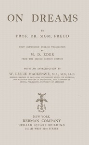 On dreams book cover