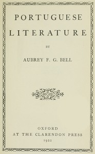 Portuguese literature book cover