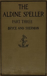 The Aldine speller, part three book cover