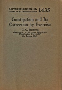 Constipation and its correction by exercise book cover
