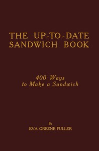 The up-to-date sandwich book book cover