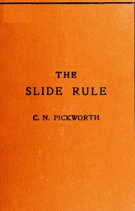 The slide rule book cover