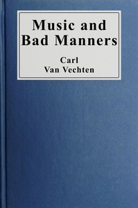 Music and bad manners book cover
