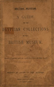 A guide to the Egyptian collections in the British Museum book cover